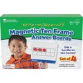 Learning Resources Answer Boards, Magnetic, 100 Counters, 4 Boards/ST, Multi PK LRNLER6645